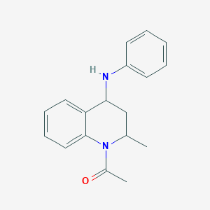 molecular formula C18H20N2O B6285926 1-[2-Methyl-4-(phenylamino)-3,4-dihydroquinolin-1(2H)-yl]ethanone CAS No. 300801-70-1