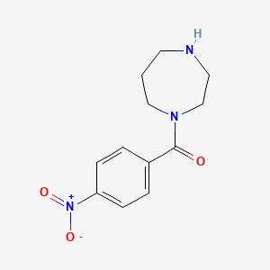 molecular formula C12H15N3O3 B6286051 1-(4-Nitrobenzoyl)-1,4-diazepane CAS No. 815650-76-1