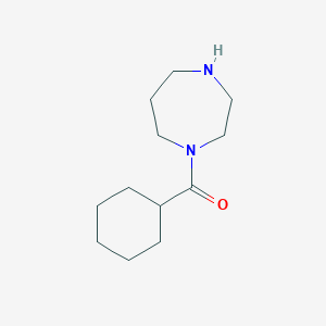 molecular formula C12H22N2O B6286059 1-Cyclohexanecarbonyl-1,4-diazepane CAS No. 815651-06-0