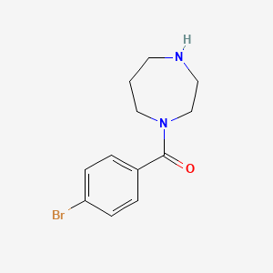 molecular formula C12H15BrN2O B6286062 1-(4-Bromobenzoyl)-1,4-diazepane CAS No. 926226-47-3