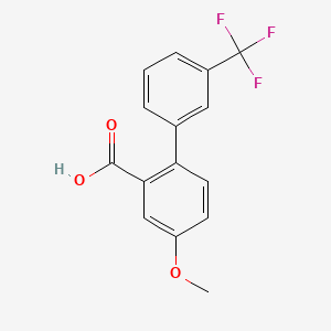 5-Methoxy-2-(3-trifluoromethylphenyl)benzoic acid, 95%