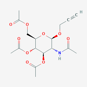 molecular formula C17H23NO9 B6286147 Propargyl-2-acetamido-2-desoxy-3,4,6-tri-O-acetyl- beta-D-glucoside CAS No. 869003-30-5