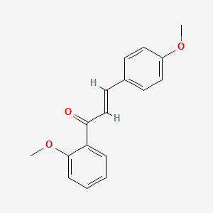 molecular formula C17H16O3 B6286150 (2E)-1-(2-Methoxyphenyl)-3-(4-methoxyphenyl)prop-2-en-1-one CAS No. 590401-41-5