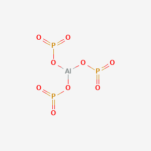 molecular formula AlO9P3 B6286173 Aluminum metaphosphate, Al2O3 19.4%, P2O5 78.9% CAS No. 32823-06-6