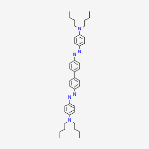 molecular formula C40H52N6 B6286217 4,4'-[[1,1'-Biphenyl]-4,4'-diylbis(2,1-diazenediyl)]bis[N,N-dibutylbenzenamine], 95% CAS No. 398144-62-2