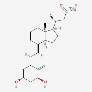 molecular formula C23H34O4 B6286253 Calcitroic Acid-13C CAS No. 1637678-42-2