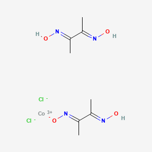 molecular formula C8H15Cl2CoN4O4 B6286272 Dichloro(dimethylglyoxime)(dimethylglyoximato)cobalt(III), 98% CAS No. 23638-66-6