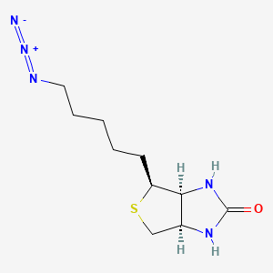 molecular formula C10H17N5OS B6286292 DecarboxyBiotin-N3 CAS No. 1260586-88-6
