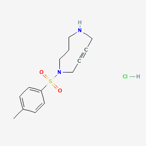 molecular formula C14H19ClN2O2S B6286297 DACN(Tos)*HCl CAS No. 2331322-18-8