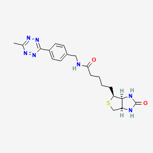 molecular formula C20H25N7O2S B6286322 Biotin-MeTz CAS No. 1802883-51-7