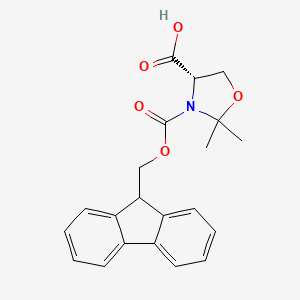 molecular formula C21H21NO5 B6286329 Fmoc-L-Ser[Psi(Me,Me)Pro]-OH CAS No. 1201651-31-1
