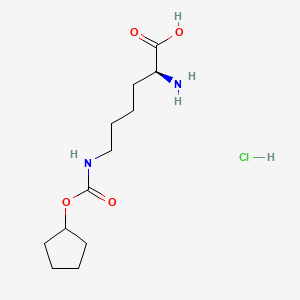 molecular formula C12H23ClN2O4 B6286338 H-L-Lys(Cyc)-OH*HCl CAS No. 1428330-92-0