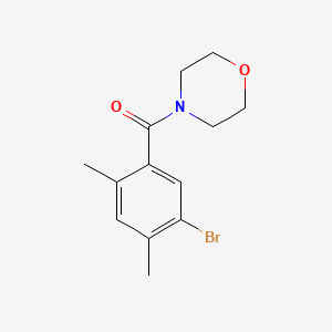 molecular formula C13H16BrNO2 B6286471 (5-Bromo-2,4-dimethylphenyl)(morpholino)methanone CAS No. 2643368-52-7