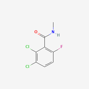 molecular formula C8H6Cl2FNO B6286488 2,3-Dichloro-6-fluoro-N-methylbenzamide CAS No. 2643367-94-4