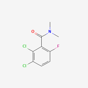 molecular formula C9H8Cl2FNO B6286505 2,3-Dichloro-6-fluoro-N,N-dimethylbenzamide CAS No. 2643367-83-1