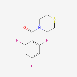 molecular formula C11H10F3NOS B6286508 Thiomorpholino(2,4,6-trifluorophenyl)methanone CAS No. 2643368-49-2