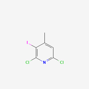 molecular formula C6H4Cl2IN B6286561 2,6-Dichloro-3-iodo-4-methylpyridine CAS No. 2643368-10-7