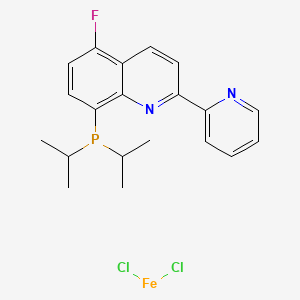 Dichloro[8-(diisopropylphosphino)-5-fluoro-2-(2-pyridinyl)quinoline]iron(II), 98%