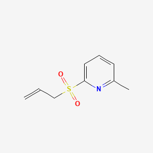 2-(Allylsulfonyl)-6-methylpyridine