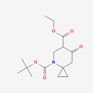 O4-tert-Butyl O6-ethyl 7-oxo-4-azaspiro[2.5]octane-4,6-dicarboxylate