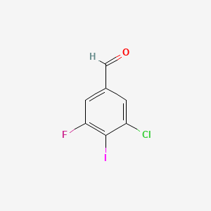 3-Chloro-5-fluoro-4-iodobenzaldehyde