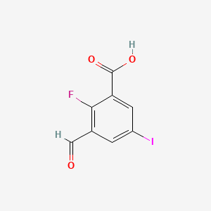 2-Fluoro-3-formyl-5-iodobenzoic acid