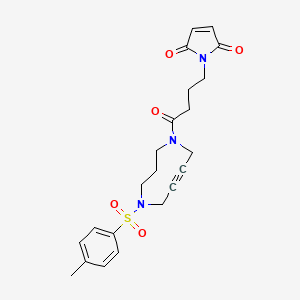 molecular formula C22H25N3O5S B6286759 DACN(Tos,Mal) CAS No. 2411082-28-3