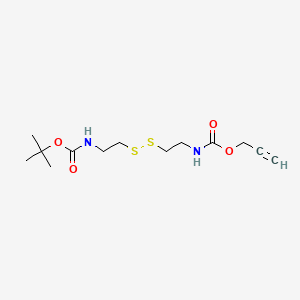 molecular formula C13H22N2O4S2 B6286791 Boc-Cystamine-Poc CAS No. 2171512-56-2