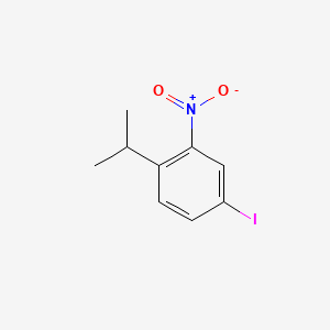 molecular formula C9H10INO2 B6286801 4-Iodo-1-isopropyl-2-nitrobenzene CAS No. 1219097-26-3