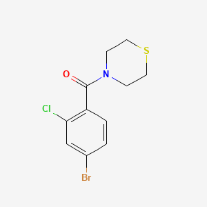 (4-Bromo-2-chlorophenyl)(thiomorpholino)methanone