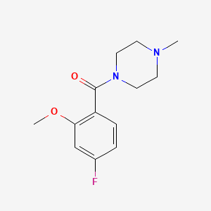 (4-Fluoro-2-methoxyphenyl)(4-methylpiperazin-1-yl)methanone