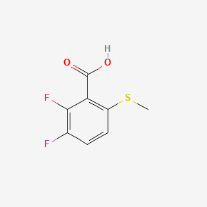 molecular formula C8H6F2O2S B6286981 2,3-Difluoro-6-(methylthio)benzoic acid CAS No. 2586126-74-9