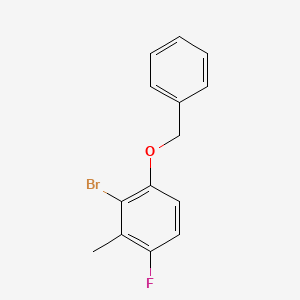 1-(Benzyloxy)-2-bromo-4-fluoro-3-methylbenzene