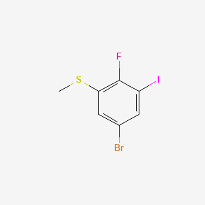 molecular formula C7H5BrFIS B6287036 (5-Bromo-2-fluoro-3-iodophenyl)(methyl)sulfane CAS No. 2385051-28-3