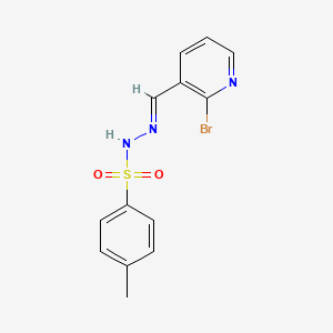 molecular formula C13H12BrN3O2S B6287047 N'-((2-Bromopyridin-3-yl)methylene)-4-methylbenzenesulfonohydrazide CAS No. 2082699-27-0