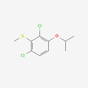 molecular formula C10H12Cl2OS B6287058 (2,6-Dichloro-3-isopropoxyphenyl)(methyl)sulfane CAS No. 2624417-07-6
