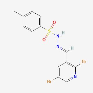 N'-((2,5-Dibromopyridin-3-yl)methylene)-4-methylbenzenesulfonohydrazide