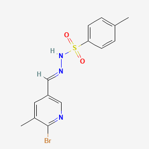 N'-((6-Bromo-5-methylpyridin-3-yl)methylene)-4-methylbenzenesulfonohydrazide