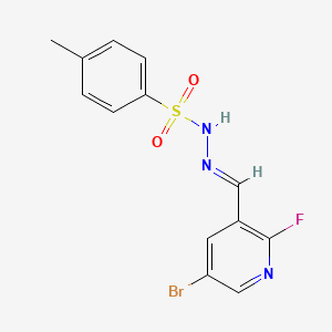 N'-((5-Bromo-2-fluoropyridin-3-yl)methylene)-4-methylbenzenesulfonohydrazide
