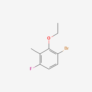 molecular formula C9H10BrFO B6287093 1-Bromo-2-ethoxy-4-fluoro-3-methylbenzene CAS No. 2383809-36-5