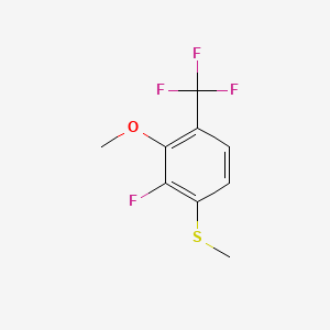 (2-Fluoro-3-methoxy-4-(trifluoromethyl)phenyl)(methyl)sulfane