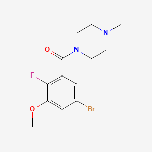 (5-Bromo-2-fluoro-3-methoxyphenyl)(4-methylpiperazin-1-yl)methanone