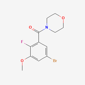 (5-Bromo-2-fluoro-3-methoxyphenyl)(morpholino)methanone
