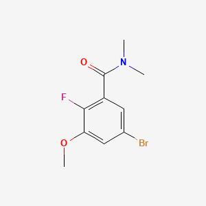 5-Bromo-2-fluoro-3-methoxy-N,N-dimethylbenzamide