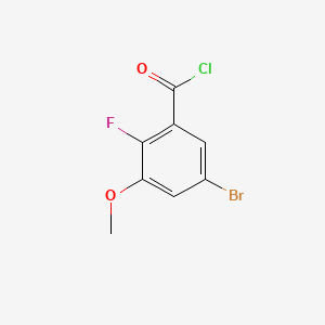 5-Bromo-2-fluoro-3-methoxybenzoyl chloride