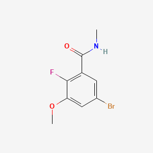 5-Bromo-2-fluoro-3-methoxy-N-methylbenzamide