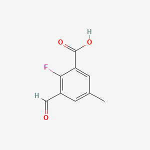 2-Fluoro-3-formyl-5-methylbenzoic acid