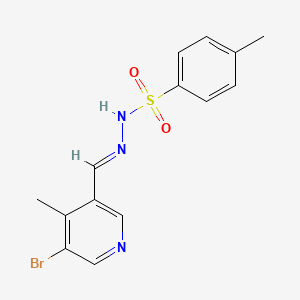 N'-((5-Bromo-4-methylpyridin-3-yl)methylene)-4-methylbenzenesulfonohydrazide
