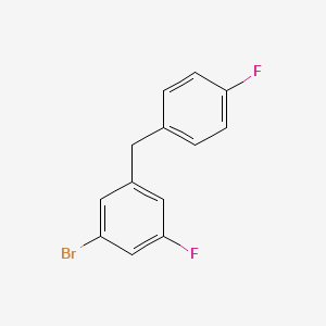 1-Bromo-3-fluoro-5-(4-fluorobenzyl)benzene
