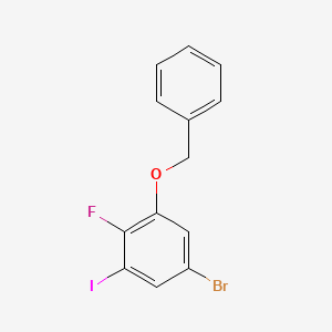 1-(Benzyloxy)-5-bromo-2-fluoro-3-iodobenzene